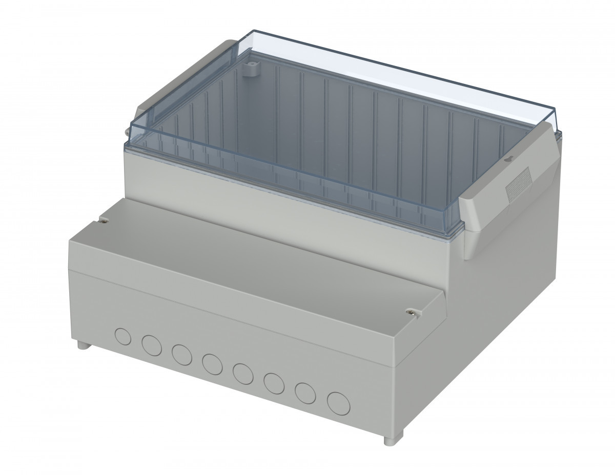 Rose ABS behuizing RCP 3500 reglocard plus met deksel 281x296x158mm