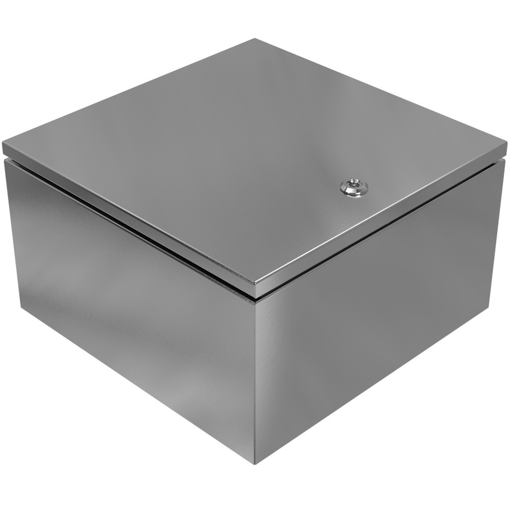 Rose RVS behuizing RVS 304 klemmenkast met igs 380x380x217 excl. MPL