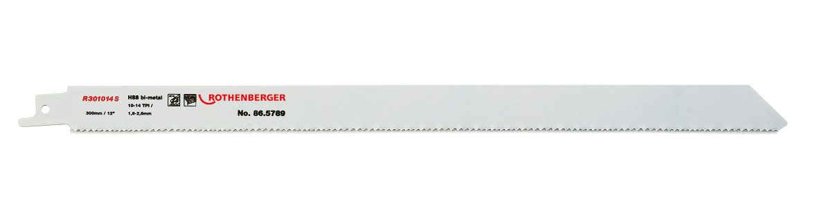 ROTHENBERGER Snijden Universele Zaagbladen, 300 X 20 X 0.9, tpi 10-14 (5 per verp.)
