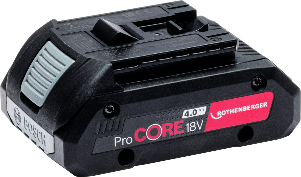 ROTHENBERGER Universeel gereedschap Ro BP18/4, 4.0 ah 18V procore accu amp