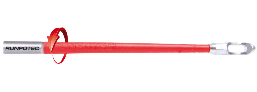Runpotec Kabelgereedschap Runpo Gleiter Ø 7MM RTG6 met speciale trekkop met anti-torsie-as