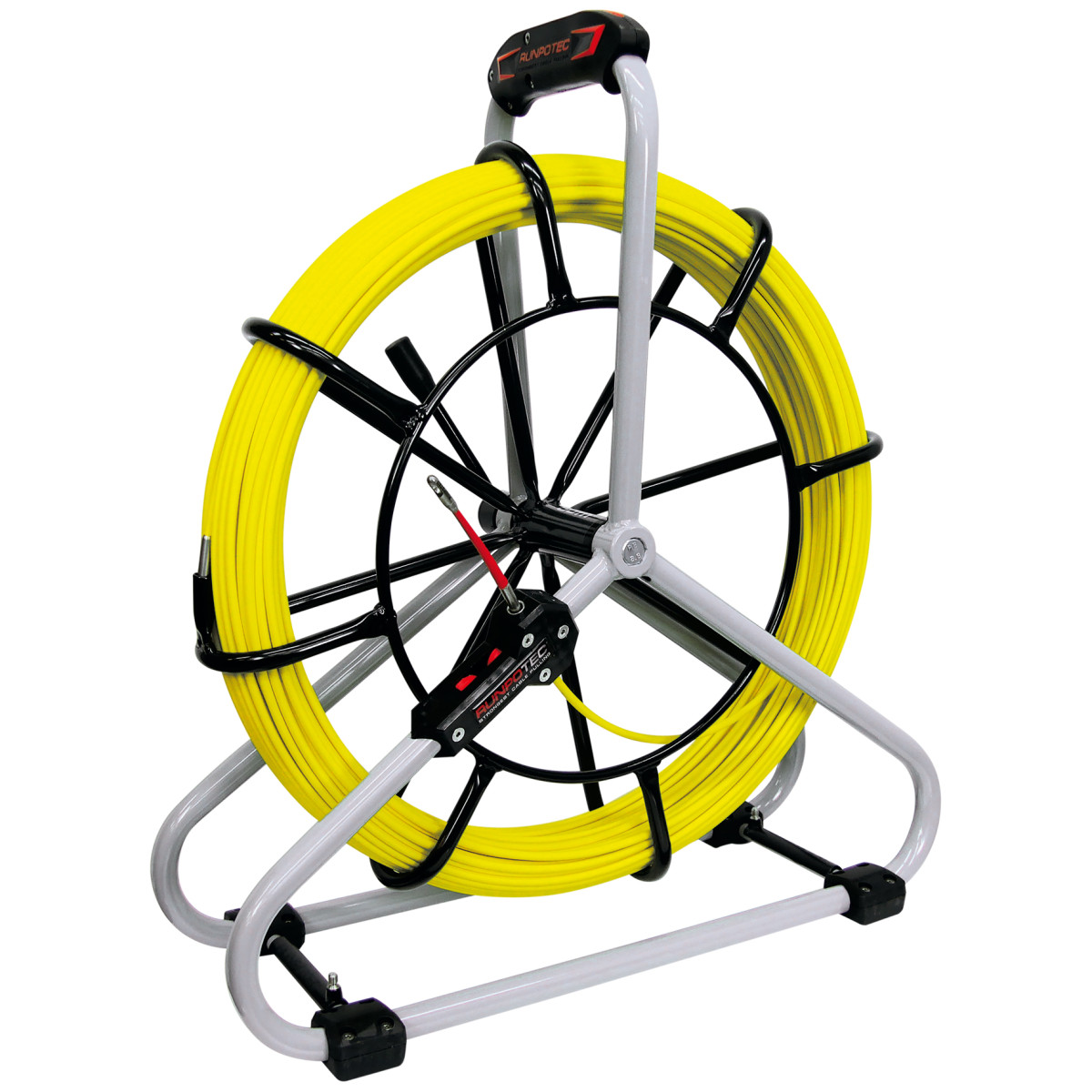 Runpotec Kabelgereedschap Runpo Standaard set glasvezel trekveer Ø 6MM RTG6, 60M incl. haspel