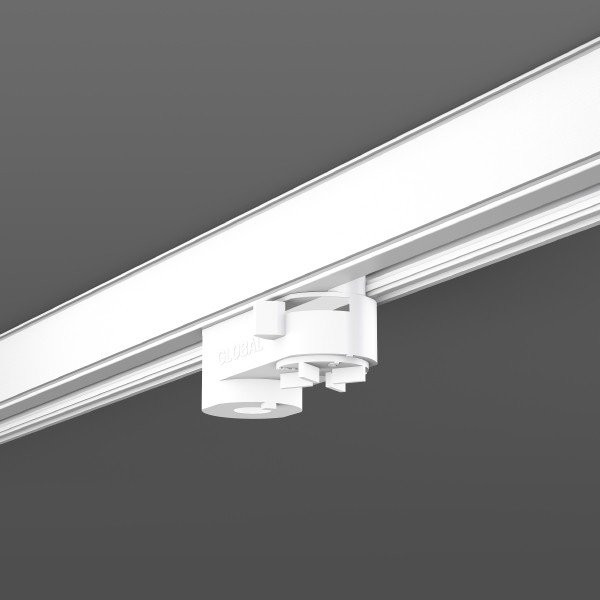 RZB 3-phasen-stromschienen adapter 85x32x63 (LXBXH) 0-250 V 3-ader 2,5MM2 wit 70318002