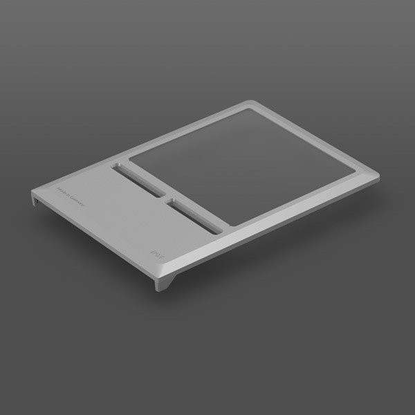 RZB Afdekschijf afdekplaat L465 B325 H32 kleur zilver