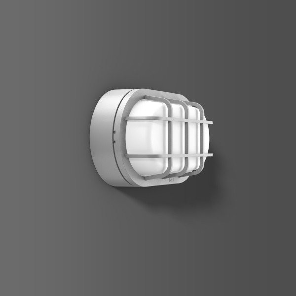 RZB Alu-Lux Oval Alu-Lux oval, 12 W, 670 LM, 830, zilver, phase-cut plafond- en wandarm