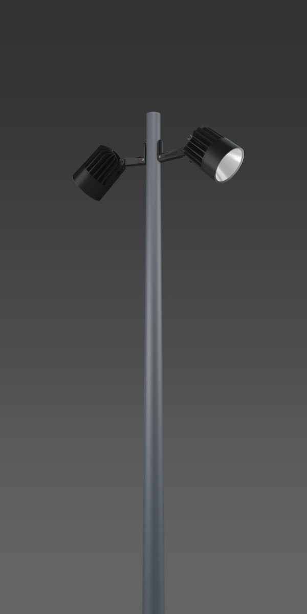 Alu-Star maxi, 180 W, 17800 LM, 830, antraciet, on/off aan- en opzetar