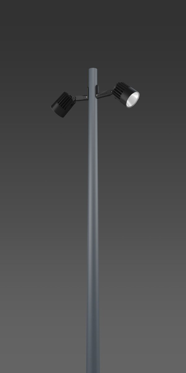 Alu-Star midi, 120 W, 12500 LM, 830, antraciet, on/off aan- en opzetar