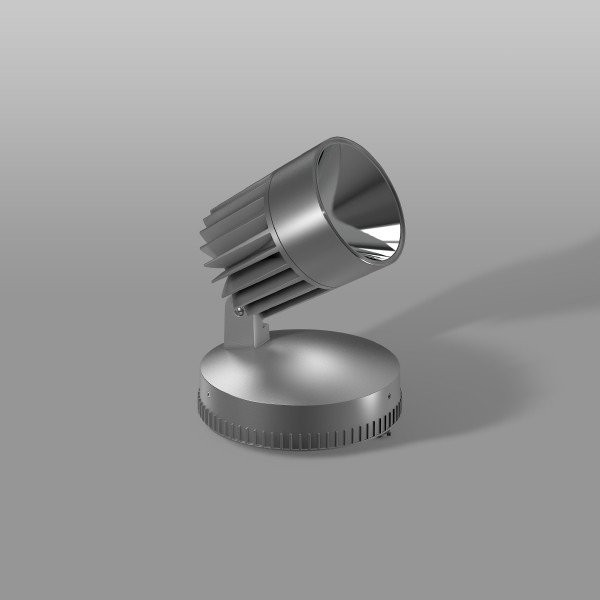 Alu-Star midi, 56 W, 6200 LM, 830, zilver, dali stralers, L 255 B 240