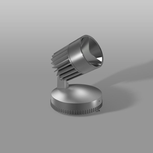 Alu-Star midi, 56 W, 6300 LM, 830, zilver, dali stralers, L 255 B 240