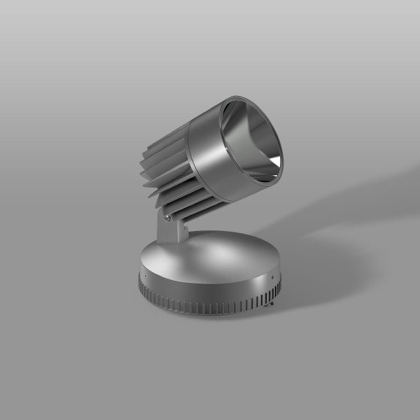 Alu-Star midi, 57 W, 5100 LM, 830, zilver, dali stralers, L 255 B 240