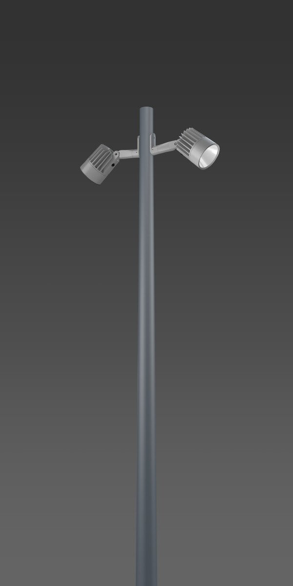 RZB Alu star straat/pleinverlichting opzet/opschuif led 3000K 9500LM 120W