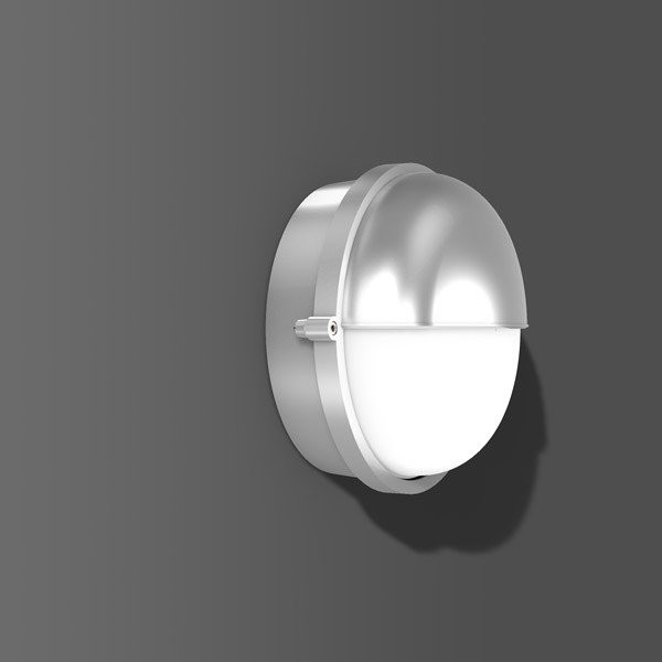 Alu-Superior, 6 W, 250 LM, 840, zilver, on/off wandarmaturen, D 245 H