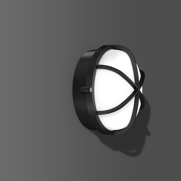 RZB Alu superior armatuur e27 hoogvolt halogeenlamp ip65