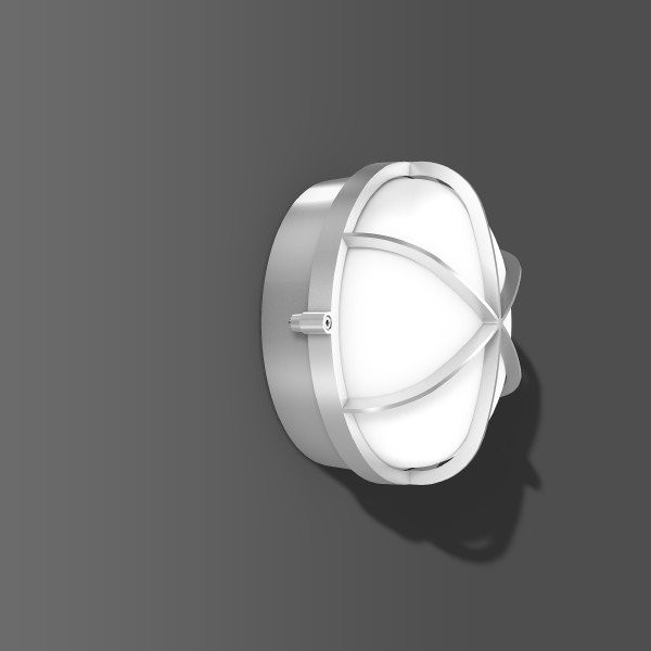 RZB Alu superior armatuur e27 hoogvolt halogeenlamp ip65