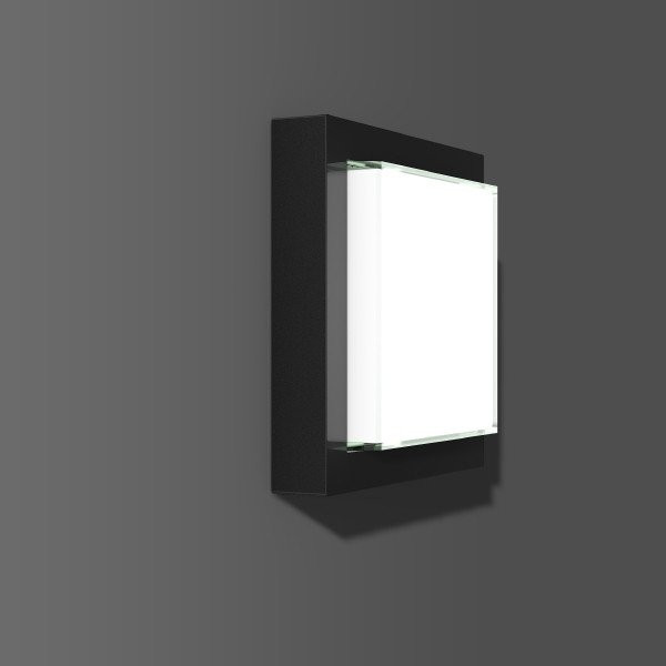 Cadero Quadra, 12 W, 630 LM, 830, antraciet, on/off plafond- en wandar