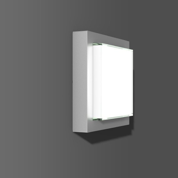Cadero Quadra, 13 W, 660 LM, 840, zilver, on/off plafond- en wandarmat