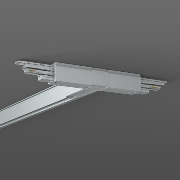 RZB DALI-Stromschienen Koppeling L 280 B 155 H 33 kleur: grijs XTSC 640-1