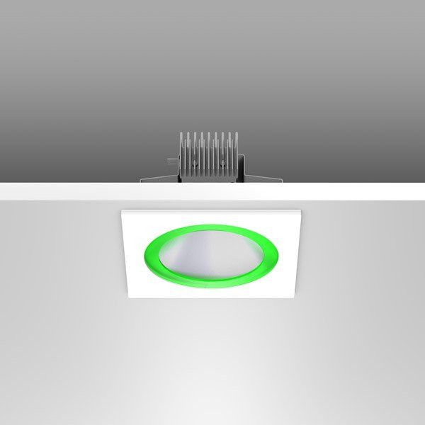 RZB Decoratie-element L246 B246 H14 kleur wit