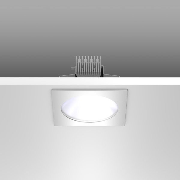 RZB Decoratie-element L246 B246 H14 kleur zilver