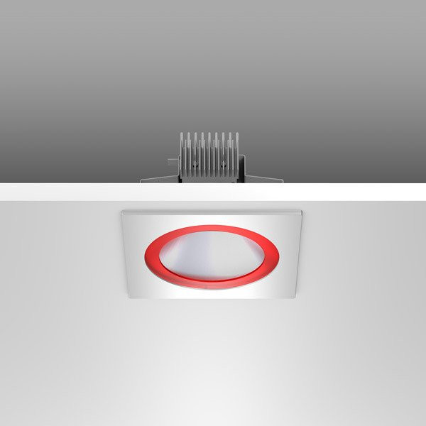 RZB Decoratie-element L246 B246 H14 kleur zilver