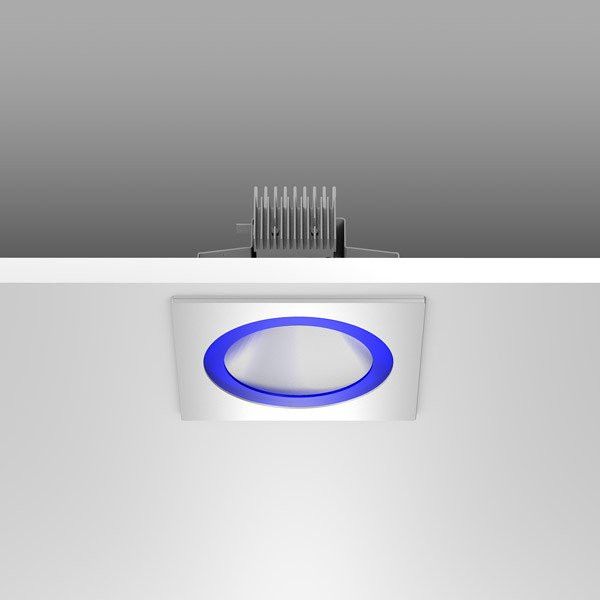 RZB Decoratie-element L246 B246 H14 kleur zilver