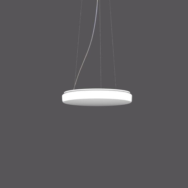 RZB Flat Polymero Kreis Slim Flat Polymero kreis slim, 32 W, 3000 LM, 830, wit, dali pendelarmature