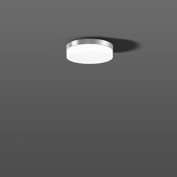 Flat Slim round, 12 W, 1150 LM, 830, zilver, dali plafond- en wandarma