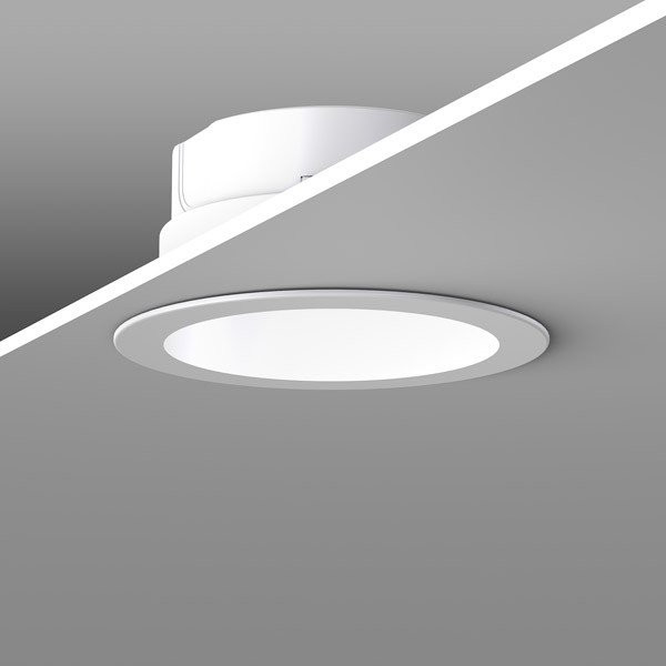 RZB Inbouwbehuizing D130 H60 he 60 kleur wit