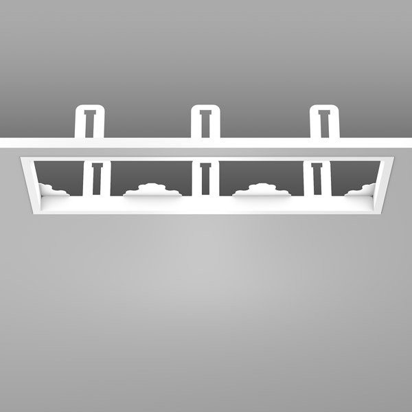 RZB Inbouwraam L530 B194 H2 he 75 kleur wit