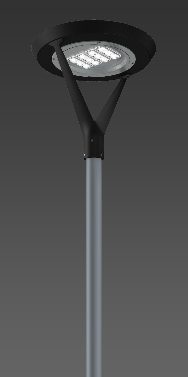 Laruta, 24 W, 1750 LM, 730, antraciet, dali mastopzetarmaturen, D 650