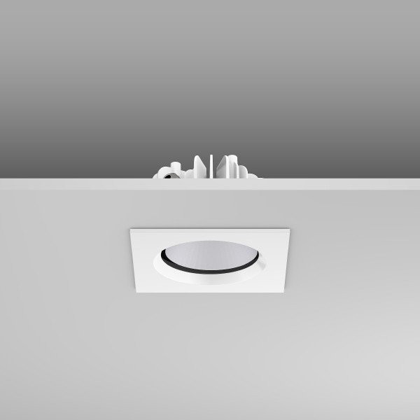RZB LEDONA square Ledona Square, 15 W, 1400 LM, 927-965, wit, dali, inbouwdownlights, L