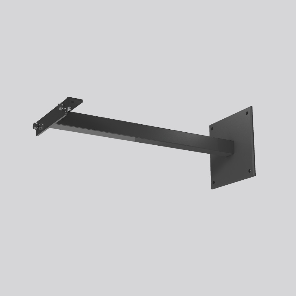 RZB LIGHTSTREAM Wandmontage , L 1000 B 180 H 180, antraciet, toebehoren