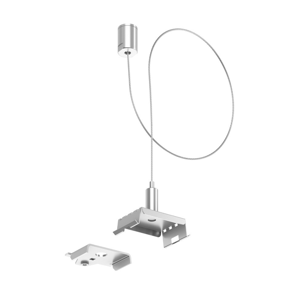 RZB LINEDO Pendelmontage LP 1500 kleur: roestvrij staal