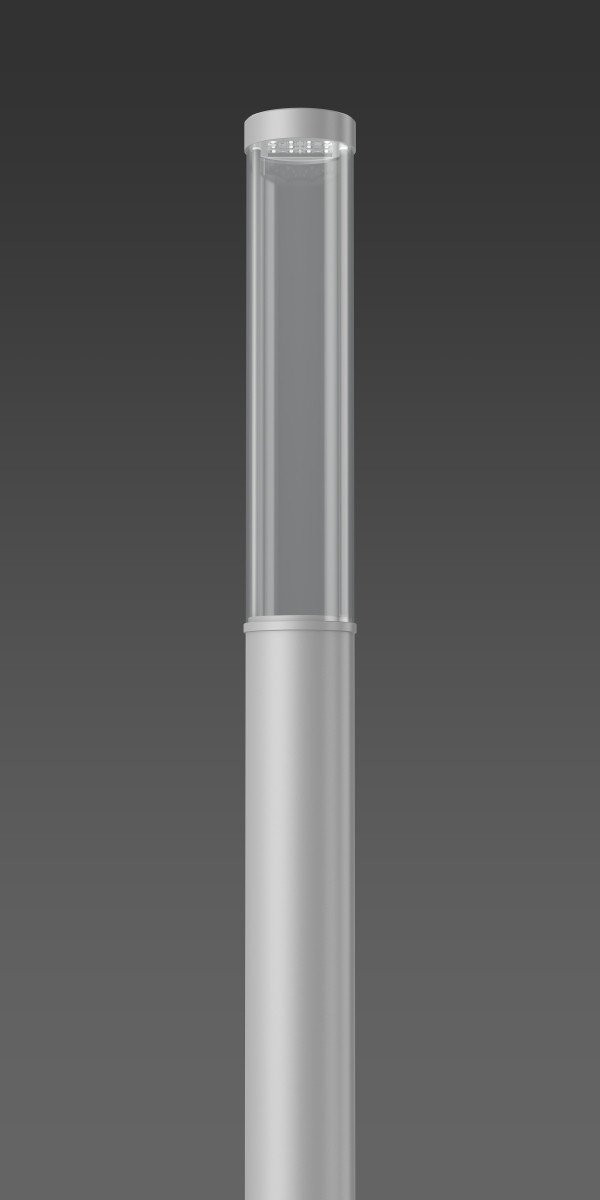 Lupalo, 55 W, 5150 LM, 740, zilver, dali lichtzuilen, D 187 L 6000 H 5