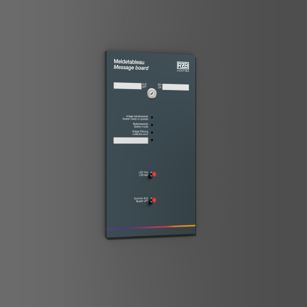 RZB Centraal Noodvoedingssysteem L 131 B 30 H 240 kleur: grijs