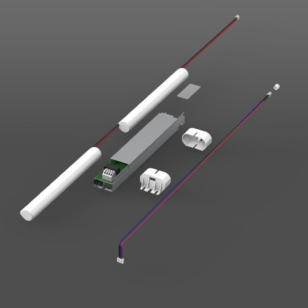 RZB Noodverlichtingsmodule L 177 B 30 H 22, automatische zelftest 4.8 V /