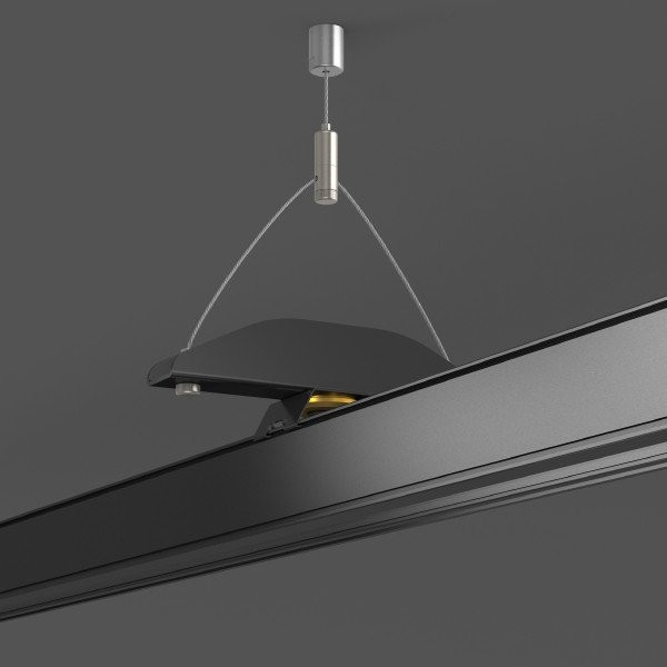 RZB Pendelmontage L120 B19 H24 LP 230-5000 kleur zwart