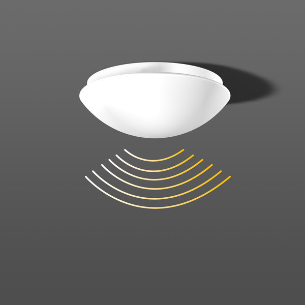 RZB Flat polymero pmma led armatuur 840 aan/uit 4000K 2000LM Ø420MM >80° - steekklem wit