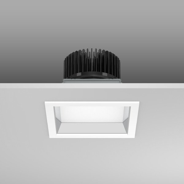 Quardo, 37 W, 4150 LM, 840, wit, on/off inbouwdownlights, L 176 B 176