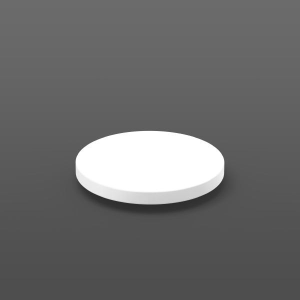 RZB Reserveglas, gevormd glas D 500 H 79 kleur: wit