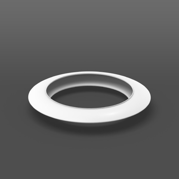 RZB Ersatzglas Reserveglas, wit, vervangglazen, D 690 H 75