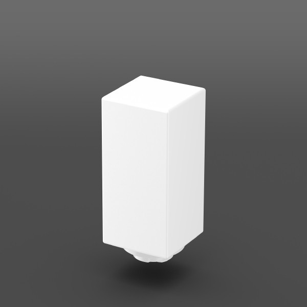 RZB Reserveglas, gevormd glas L 156 B 156 H 352 kleur: wit