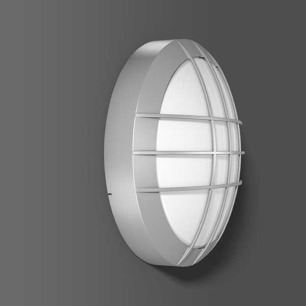 Rounded Maxi, 20 W, 1150 LM, 830, zilver, on/off plafond- en wandarmat