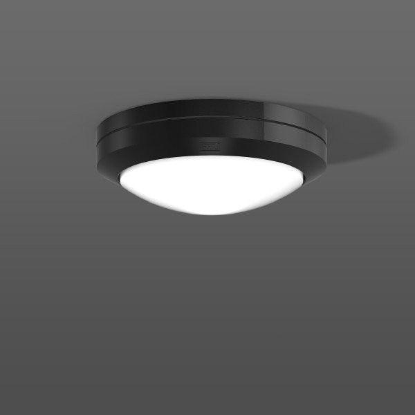 Rounded Midi, 10 W, 360 LM, 840, antraciet, on/off plafond- en wandarm