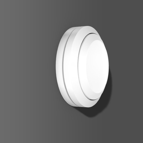 Rounded Midi, 4 W, 160 LM, 840, wit, on/off huisnummerverlichting, D 2