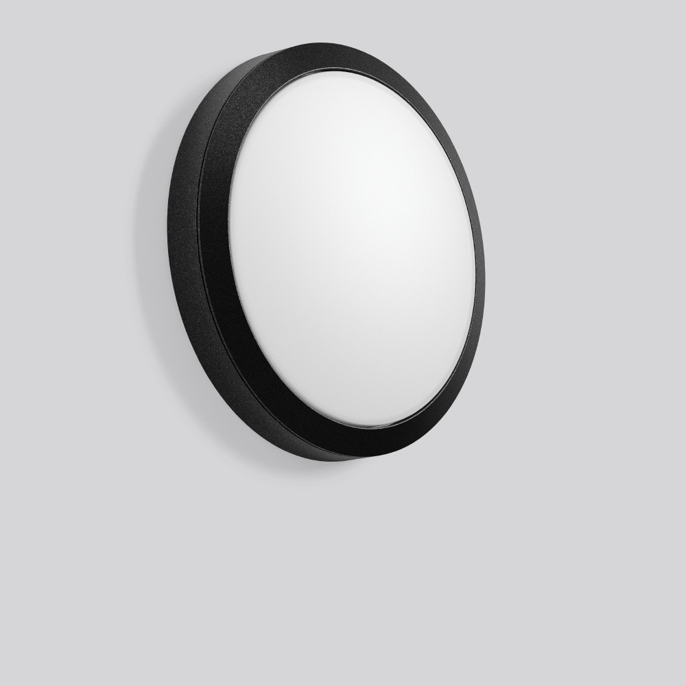 RZB Rounded Midi Rounded, 3,5...9,5 W, 440...1150 LM, 830, 840, antraciet, on/off plafo