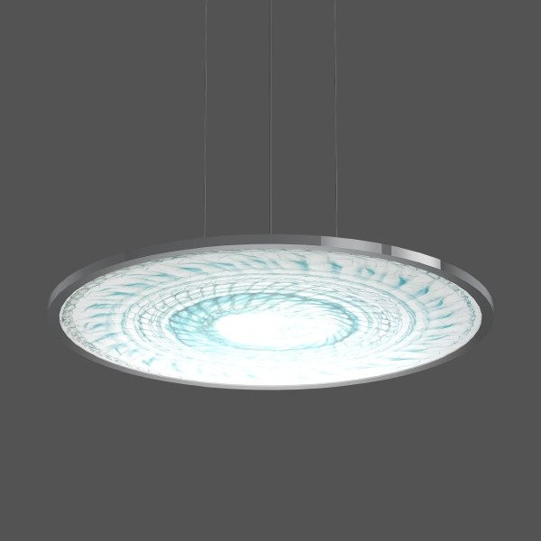 RZB Sidelite Round FerroMurano Sidelite Round, 52 W, 4900 LM, 840, zilver, dali pendelarmaturen, D 67