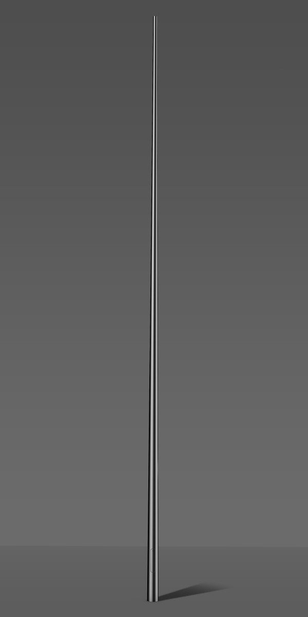 RZB Stalen mast D191 H10000 he 1500 kleur antraciet