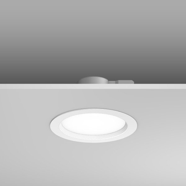 RZB ToLEDo Toledo, 16 W, 1800 LM, 830, 840, wit, on/off inbouwdownlights, D 172 H