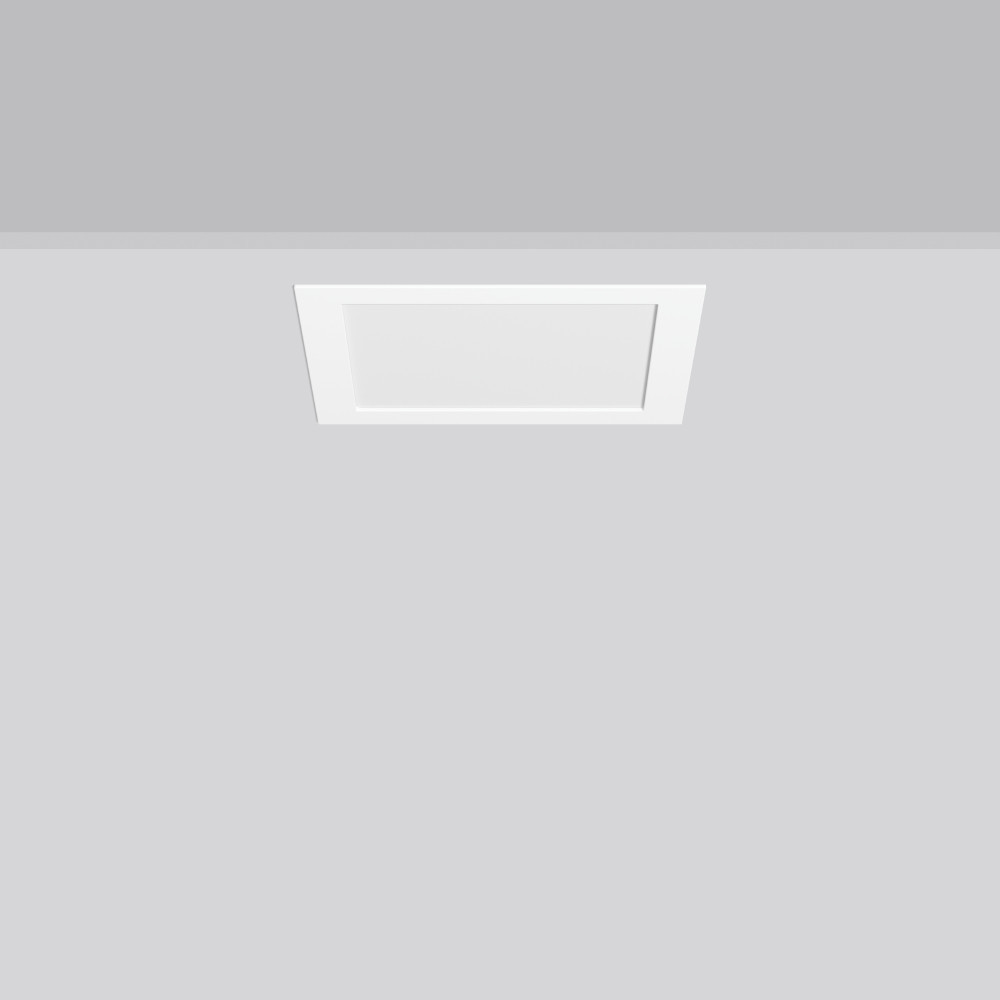 RZB TOLEDO FLAT+ square Toledo Flat+ square, 8...15 W, 1050...2100 LM, 830, 840, wit, on/off,